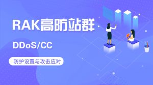 RAK 高防站群：DDoS/CC 防护设置与攻击应对